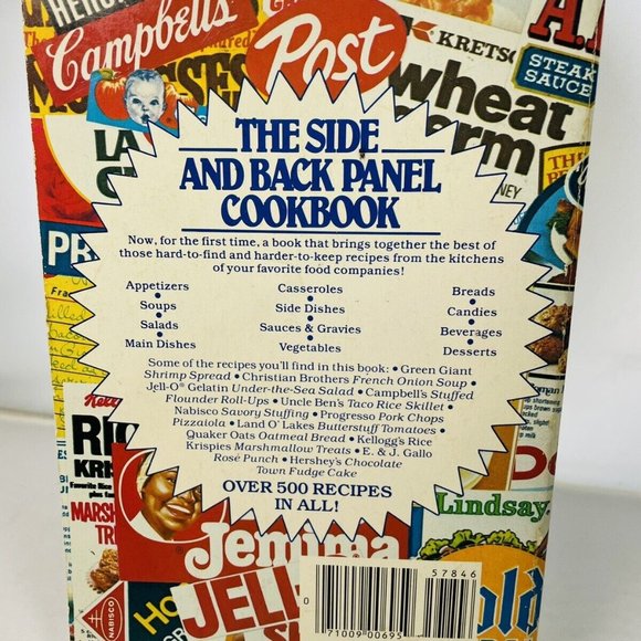 THE SIDE & BACK PANEL COOKBOOK-Recipes from Boxes, Can First Printing Vintage - Picture 3 of 12